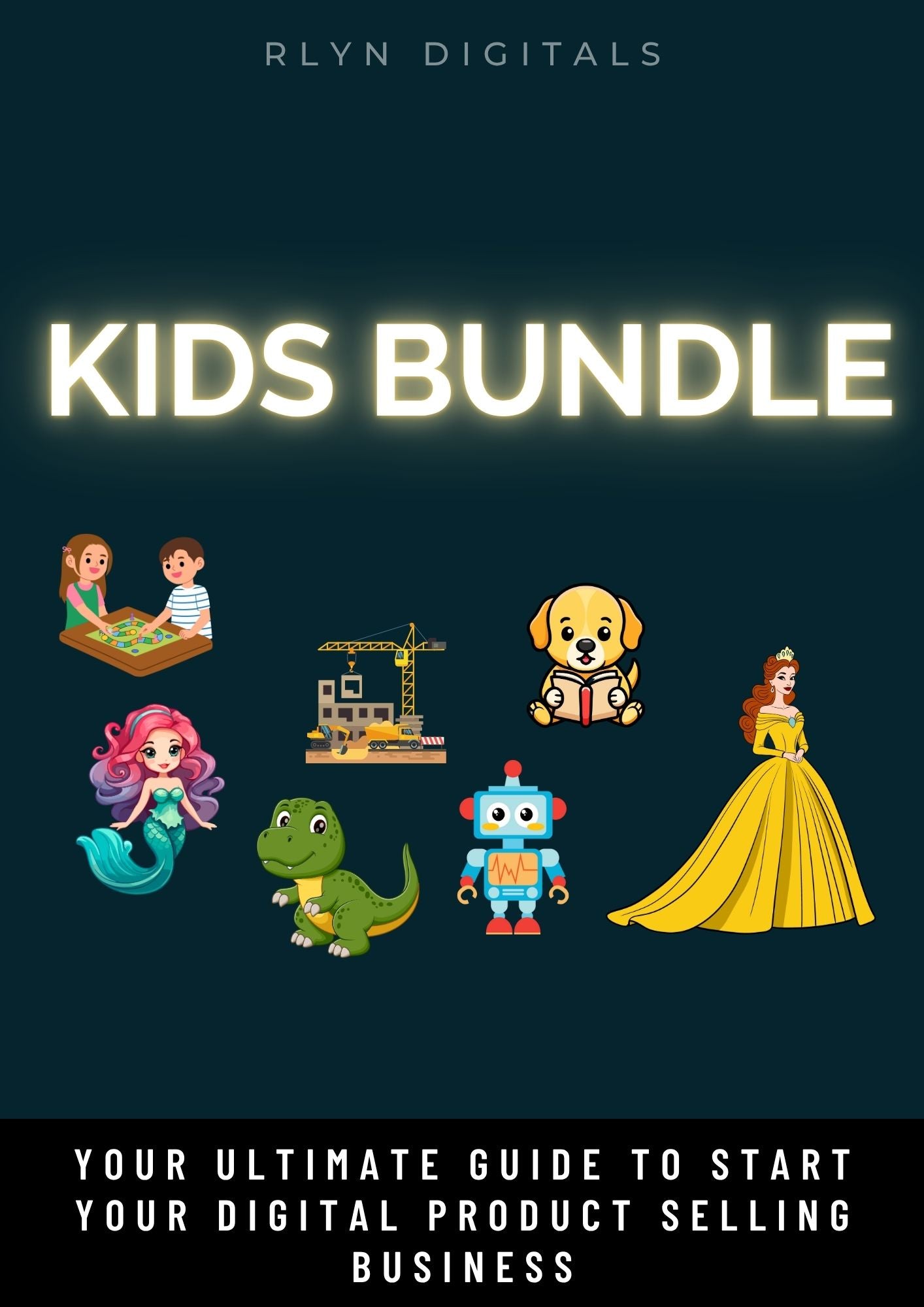 KIDS BUNDLE Printable Educational Activities You Can Sell or Use at Home