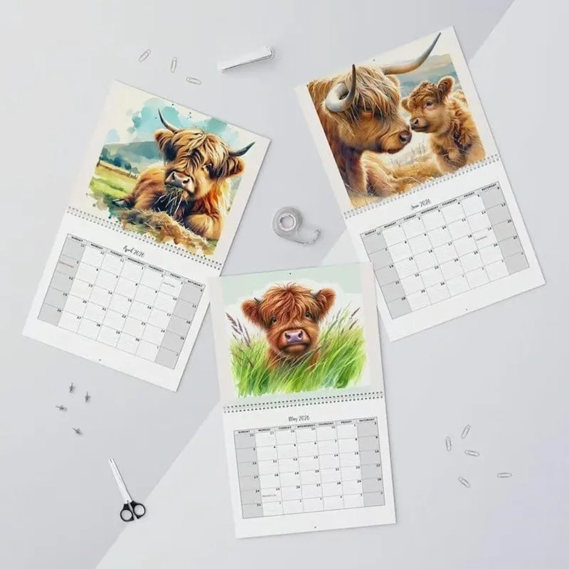 2026 Lightweight Wall Calendar Home Calendar Calendar Planner Desktop Schedule Home Office Clear Printing Product Tearable